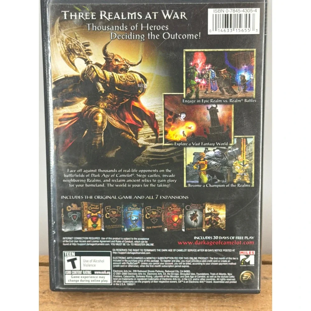 Dark Age of Camelot 5th Anniversary Collection PC DVD 2006 EA Mythic Complete